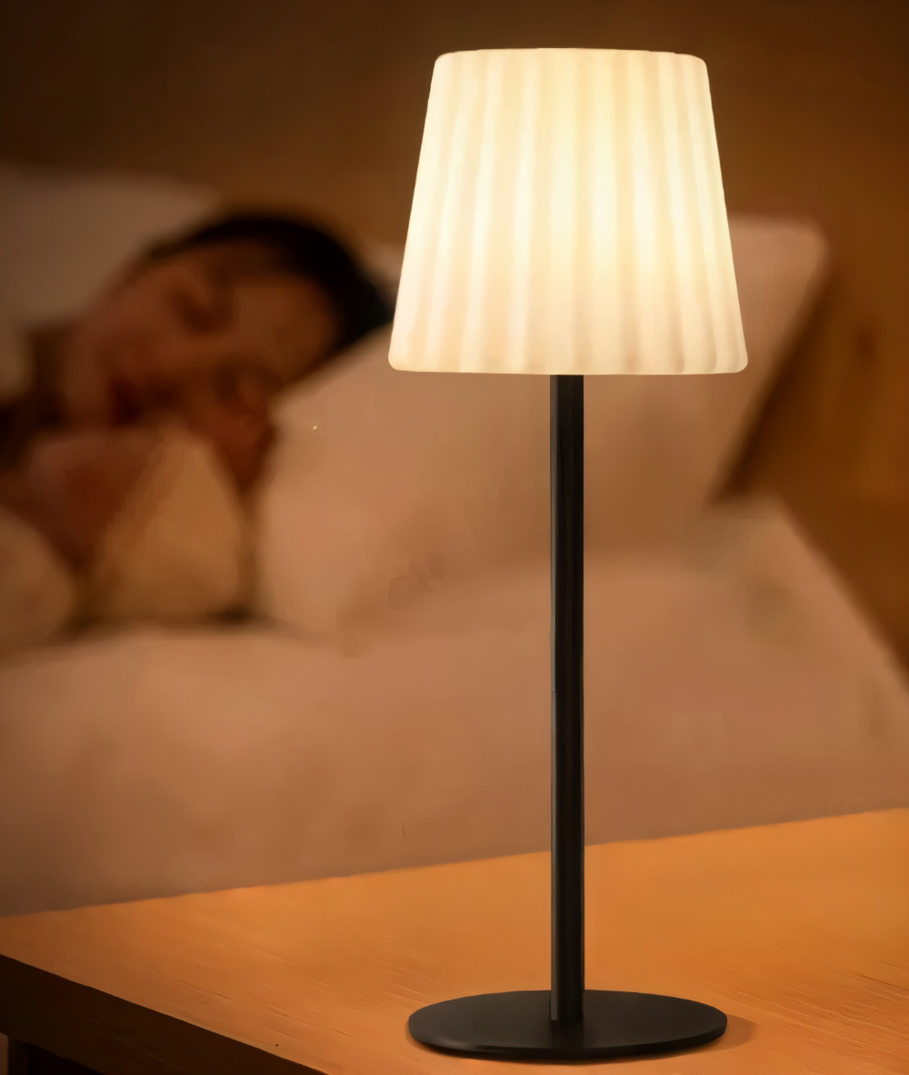 RibbeGlo Bordslampa - Kompakt & Robust LED Nattljus med Fjärrkontroll