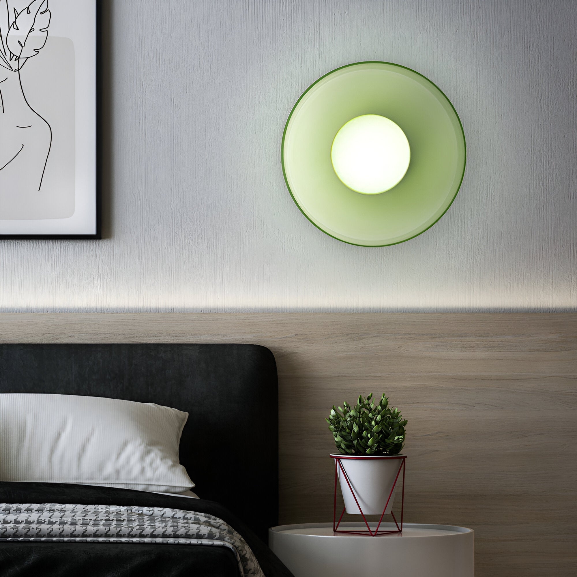 Samtida Rund LED Taklampa – Elegant belysningslösning