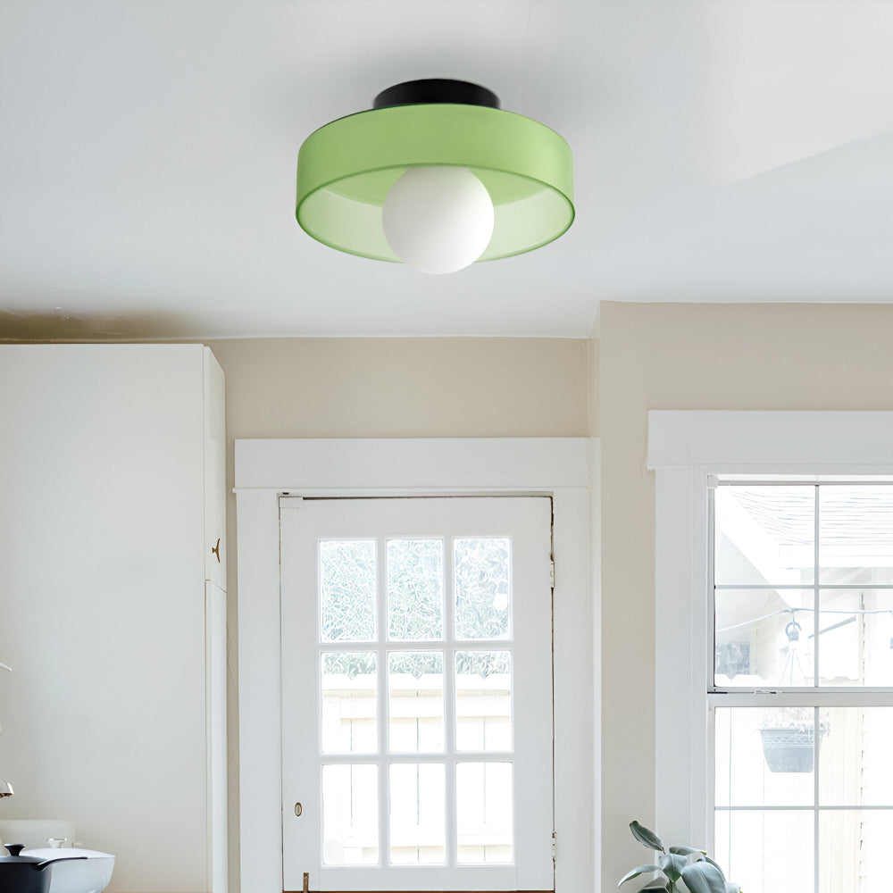 Samtida Rund LED Taklampa – Elegant belysningslösning