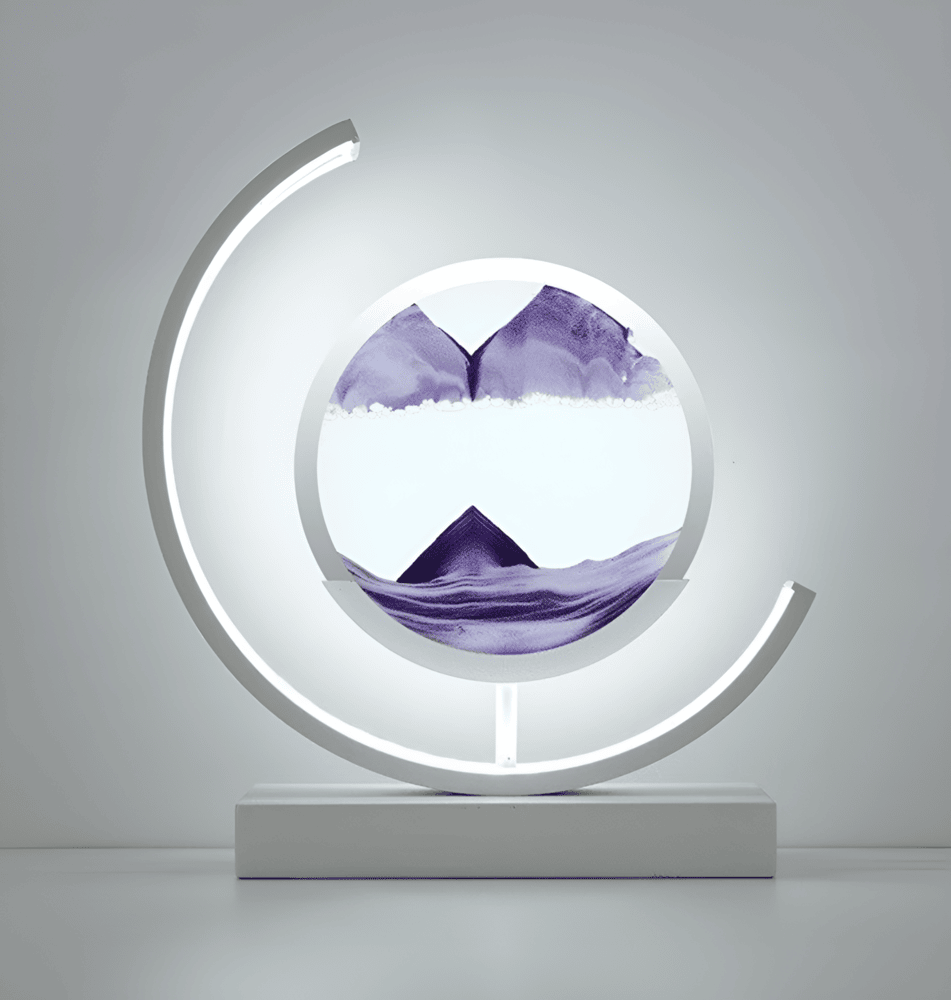 Sandscape- Flödande Sand LED-lampa 3D Kvicksand Nattlampa