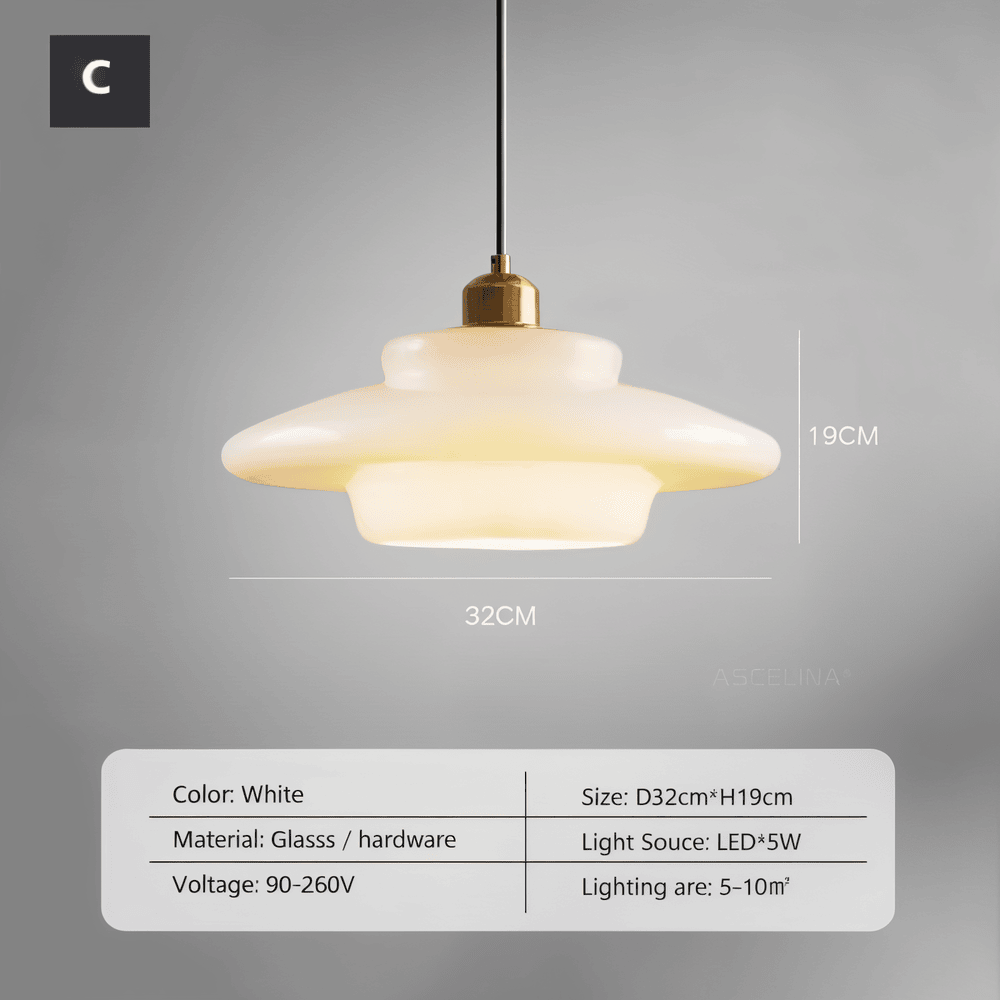 Scandinavian Dream - Nordisk Taklampa av Frostat Glas med Lager på Lager