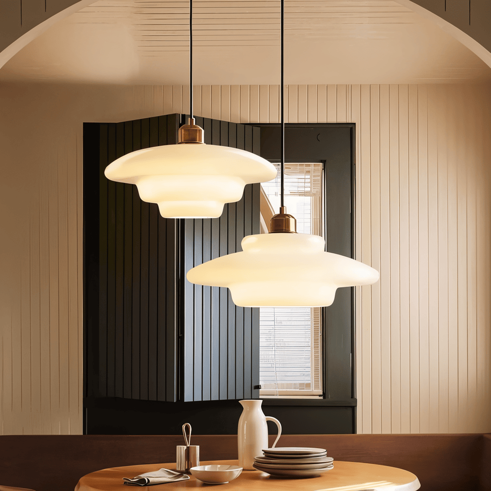 Scandinavian Dream - Nordisk Taklampa av Frostat Glas med Lager på Lager