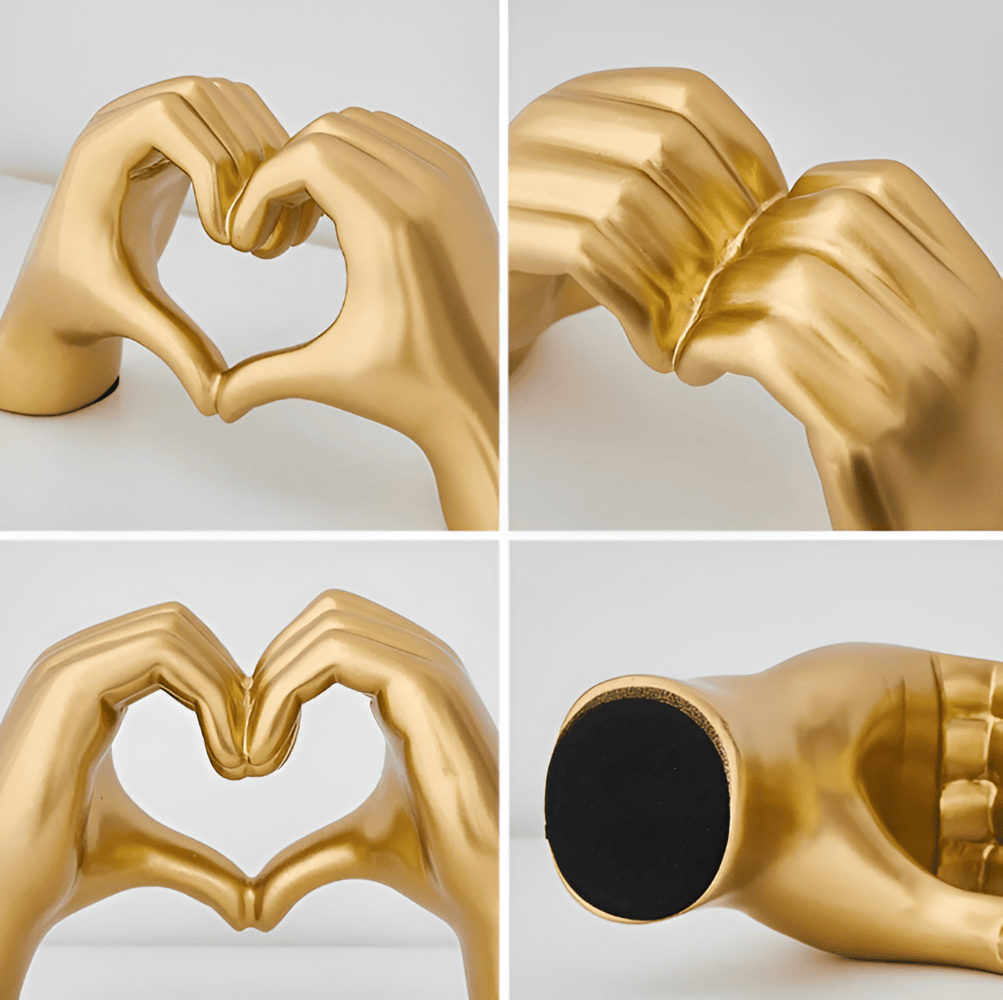 Sculpted Love - Modern Handhållen Kärleksfigur för Tidlös Romantik