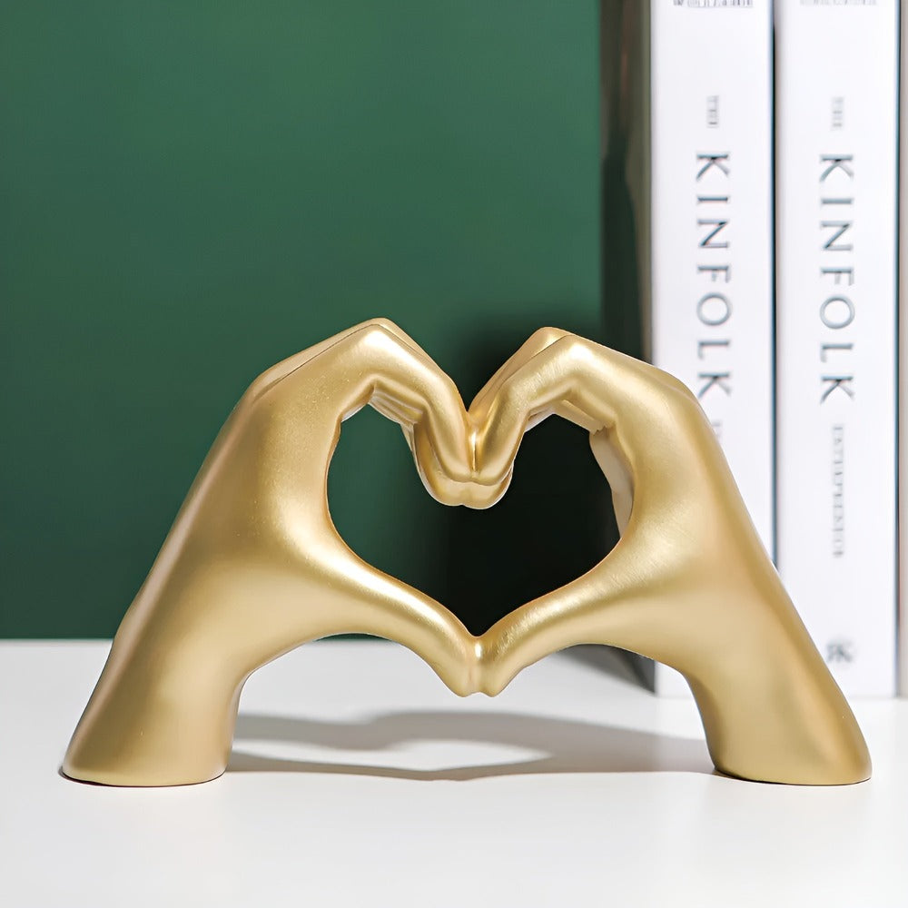 Sculpted Love - Modern Handhållen Kärleksfigur för Tidlös Romantik