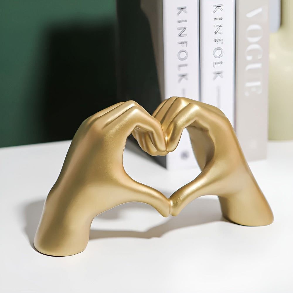 Sculpted Love - Modern Handhållen Kärleksfigur för Tidlös Romantik