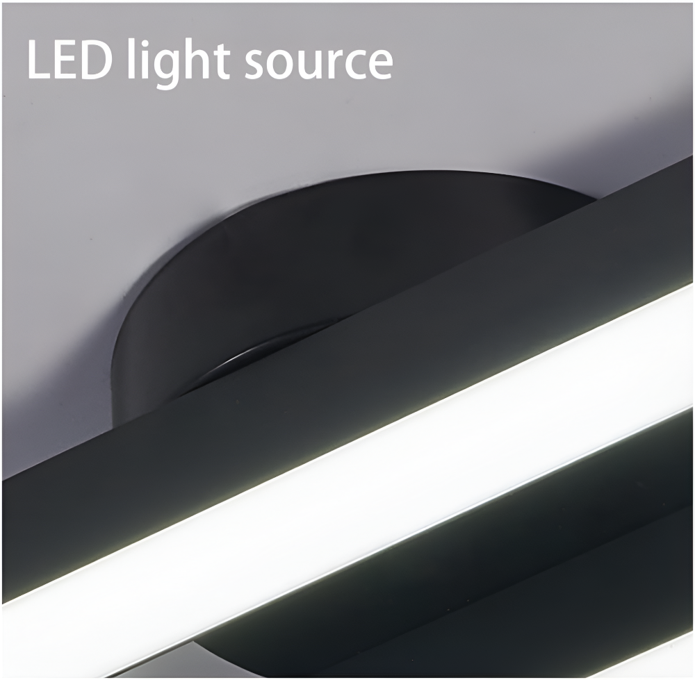 Klassisk Aluminium Semi Flush LED Taklampa för Vardagsrummet