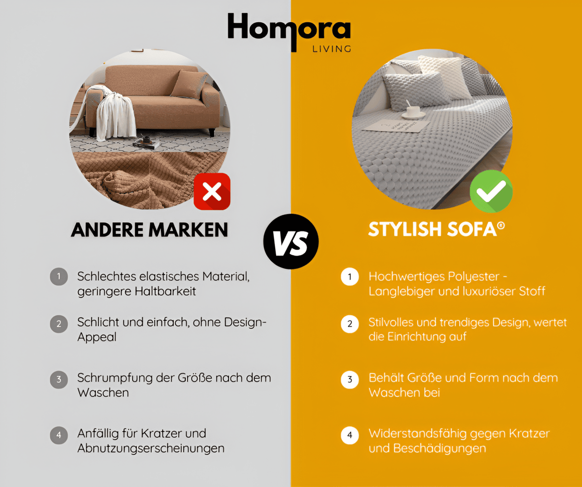 Snygg Soffa - Premium Halkfritt Skydd - Perfekt Kombination av Säkerhet och Elegans