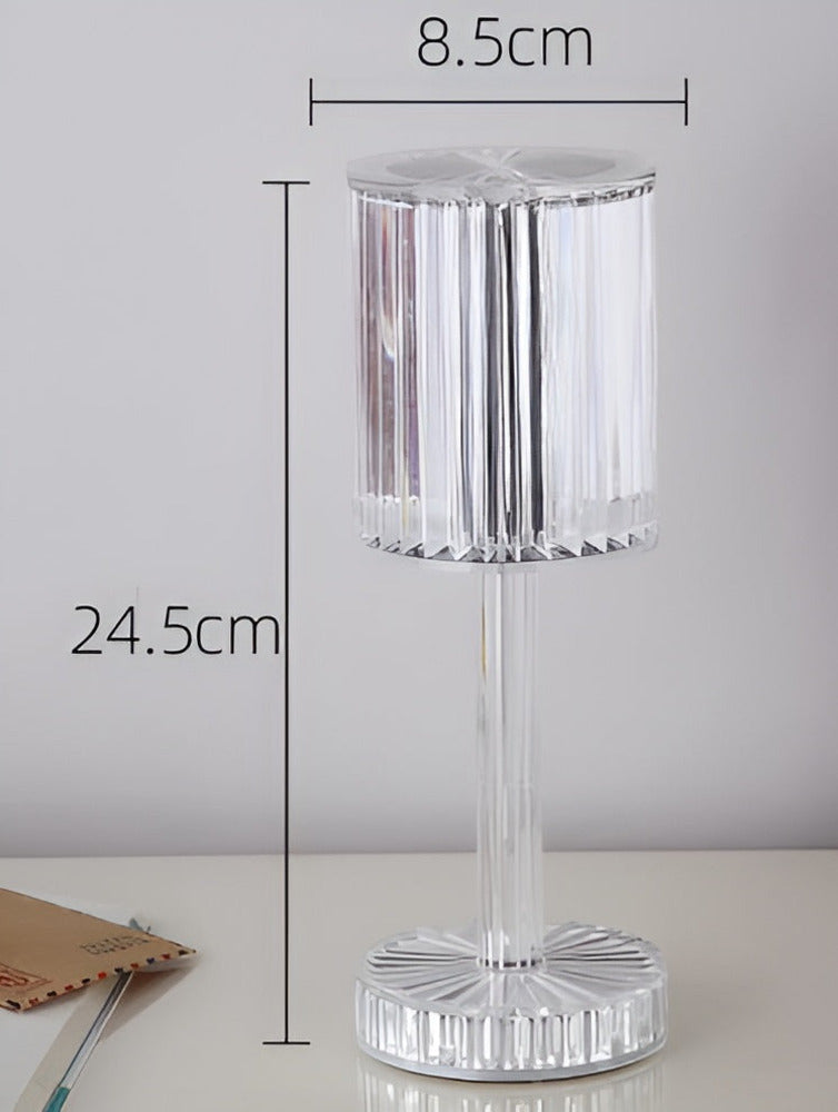 Spectral Bordslampa - Sladdlös LED-Lampa med Diamantkristall