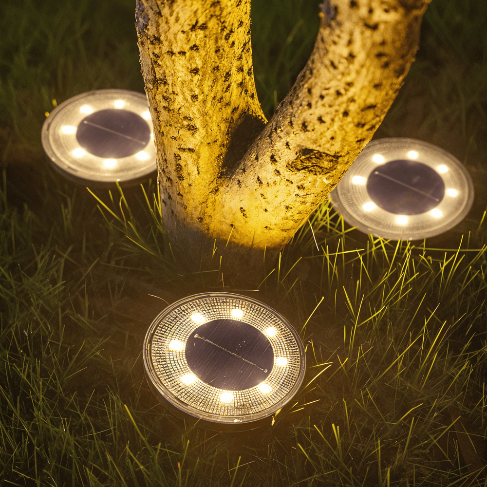 SunSparkle Solcellslampor - 2-pack LED-Solcellsbelysning för Utomhusbruk