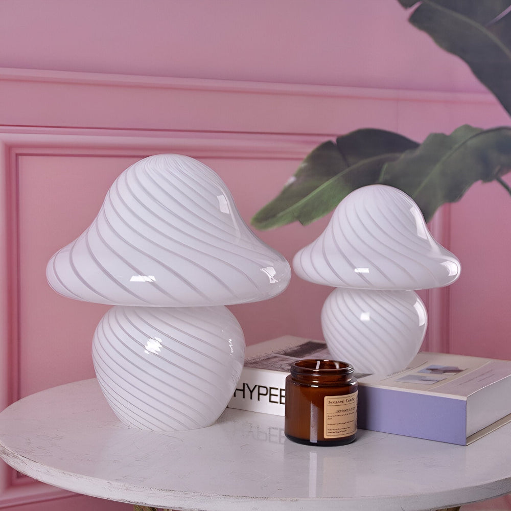Elegant, Svampinspirerad Bordslampa för Mysig Heminredning