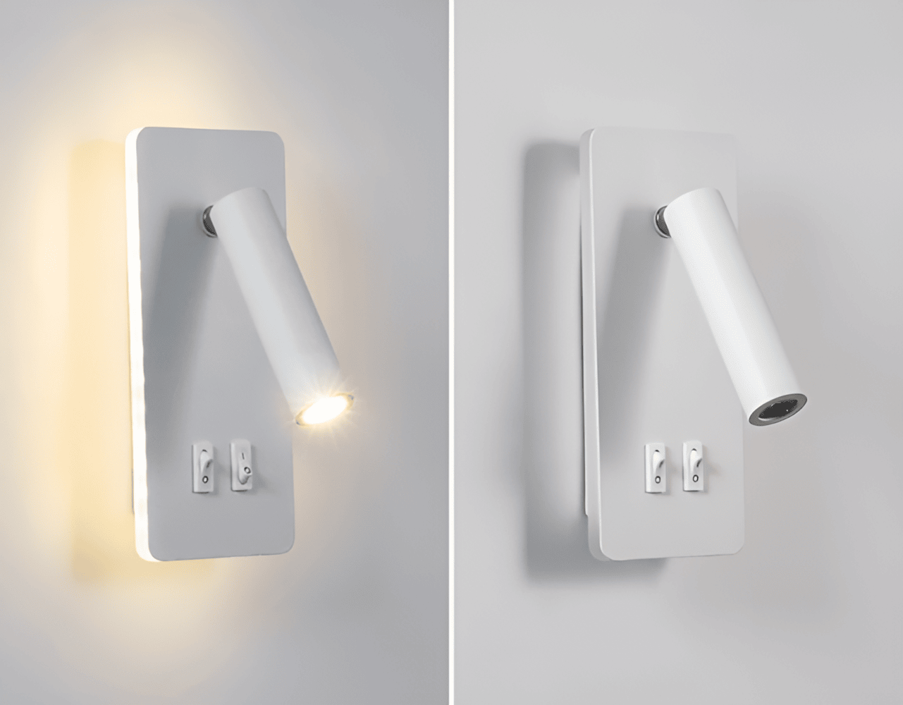 Minimalistisk Cylinder-Vägglampa - Roterande Vägglampa av Järn