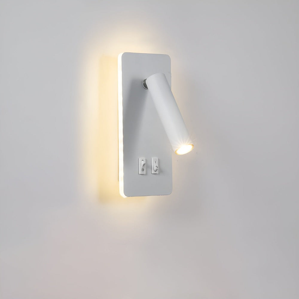 Minimalistisk Cylinder-Vägglampa - Roterande Vägglampa av Järn