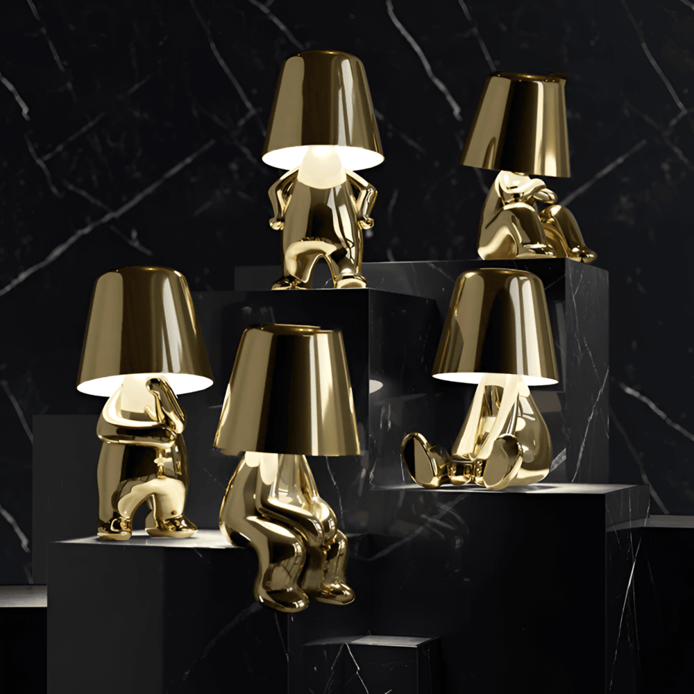 The Philosopher - Elegant LED-lampa, USB-driven, Trådlöst Dimbar