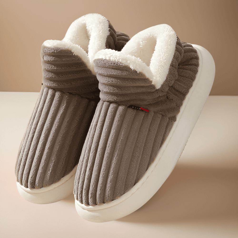 Boutique' KnusCosy Toffelstövlar för Damer - Varma, Bekväma Vinterstövlar för Inomhusbruk