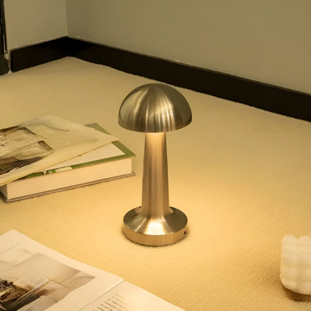 TopTouch Bordslampa - Sladdlös LED-lampa med Retrosvamp