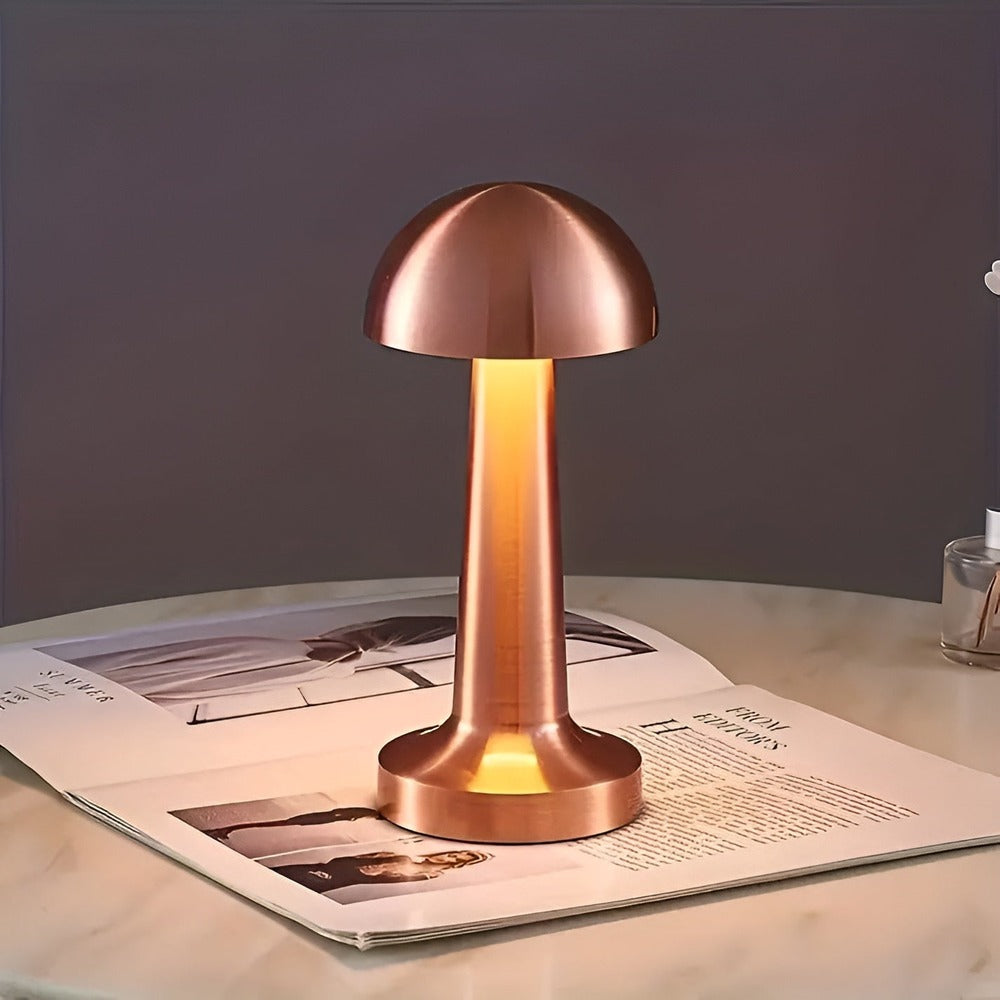 TopTouch Bordslampa - Sladdlös LED-lampa med Retrosvamp