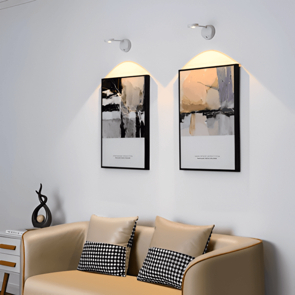 Rörelsestyrd Trådlös LED Spotlampa - Vägglampa för Inomhus- och Utomhusbruk