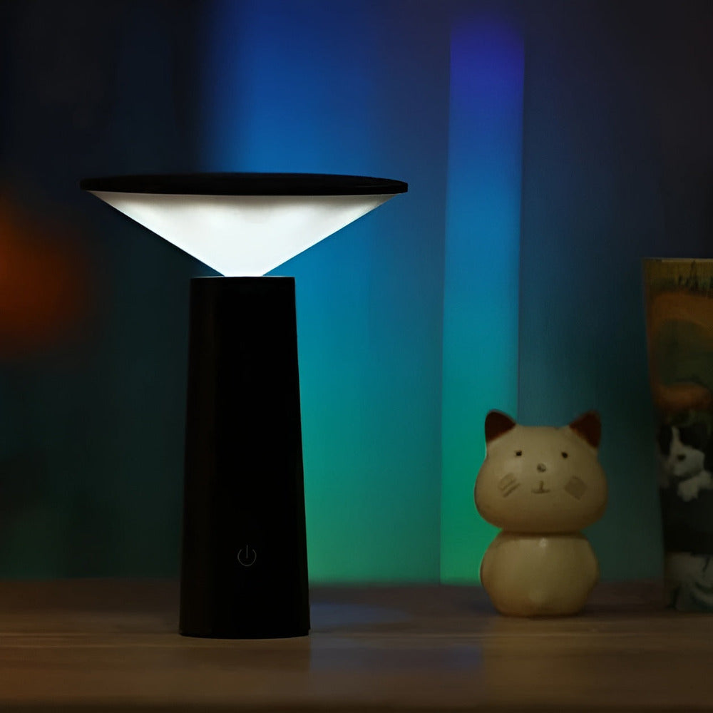 VersaLight - Bärbar LED-Nattlampa med 360° Vridbart och Dimbart Ljus