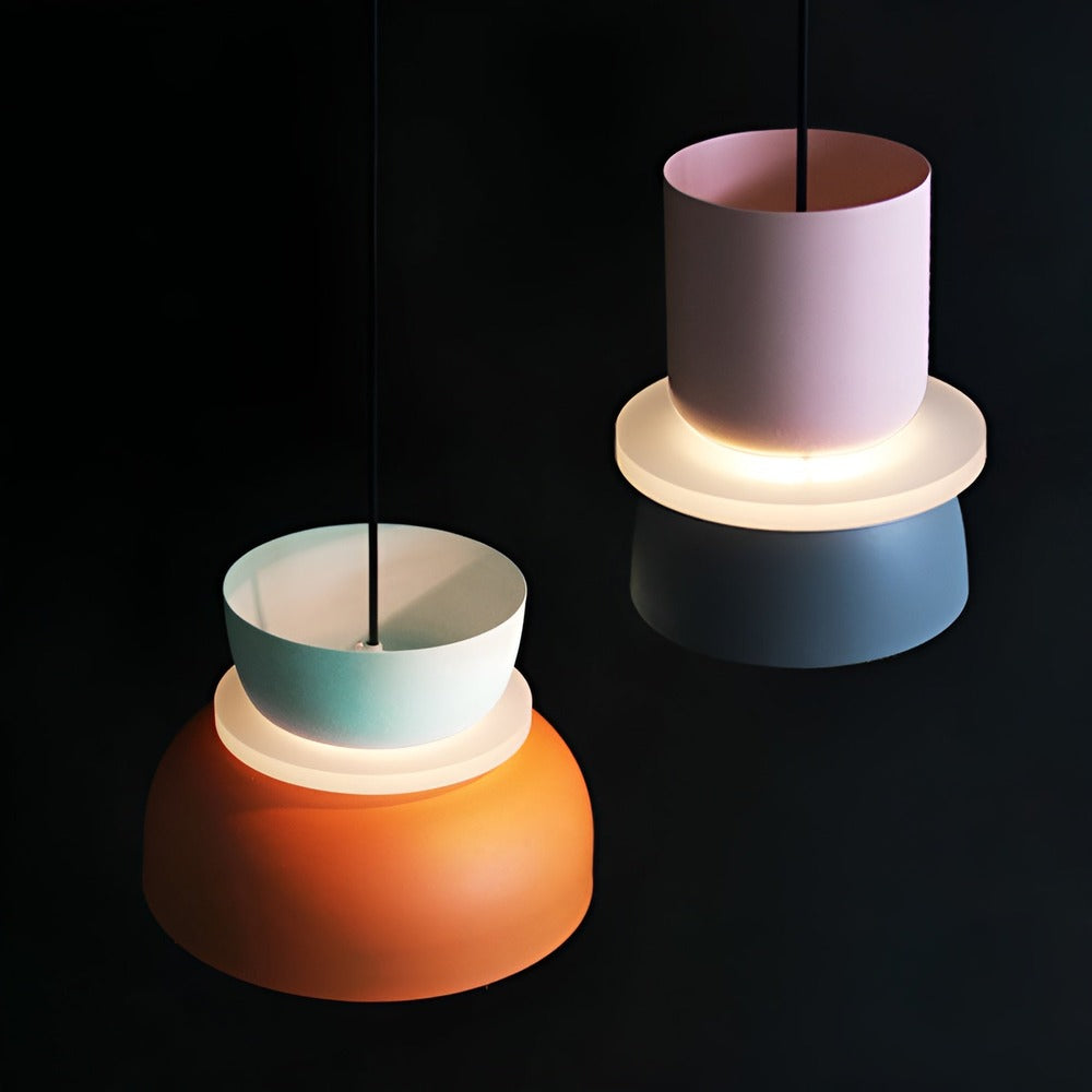 VividGlow- Vivid Metall Macaron LED-pendellampa