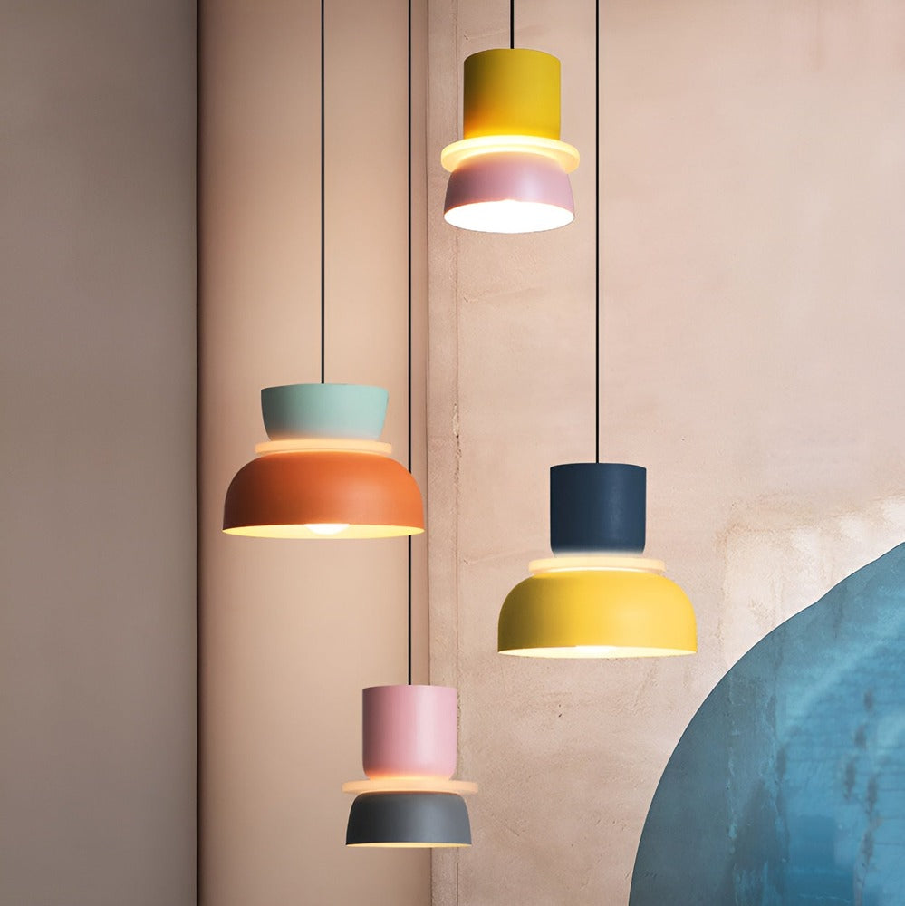 VividGlow- Vivid Metall Macaron LED-pendellampa