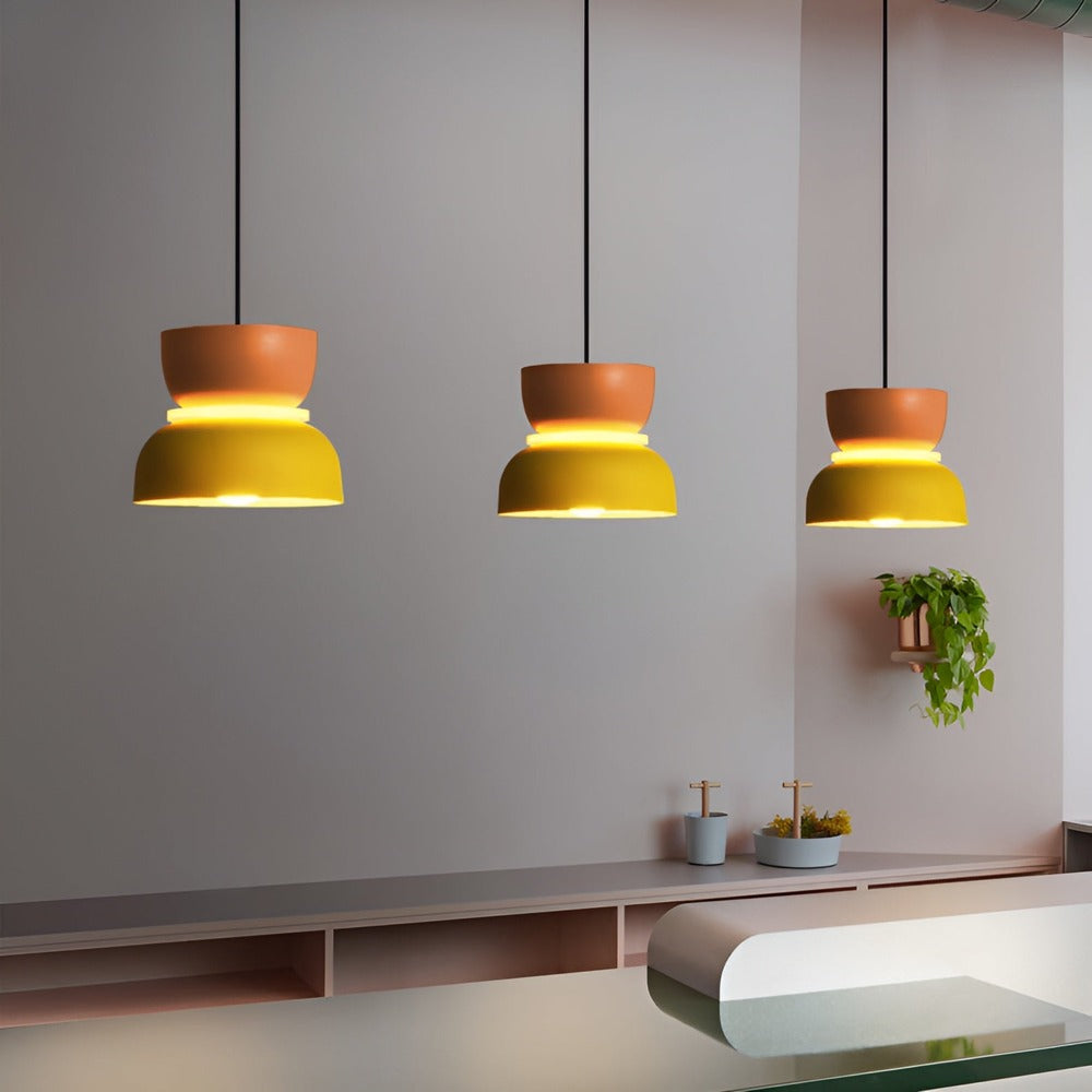 VividGlow- Vivid Metall Macaron LED-pendellampa