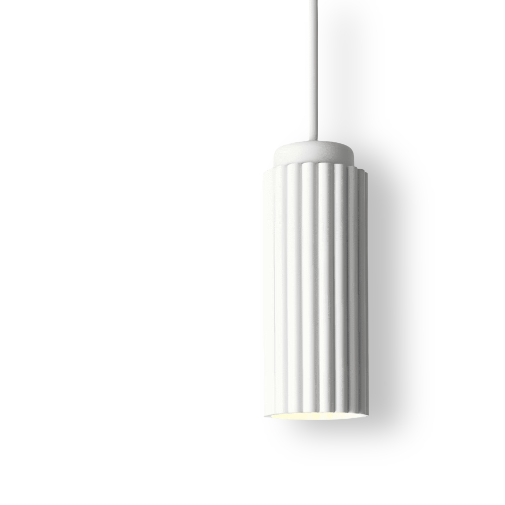 Vågig Nordisk Taklampa - Cylindrisk Hängande Lampa