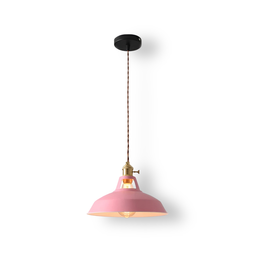 BarnFlare Taklampor - Färgglad Industriell LED Macaron Hängande Lampa