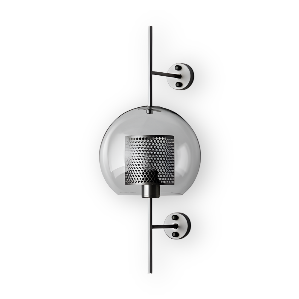 Orbee Vägglampa - Stilren Glas Vägglampa - Honungskaka Vägglampdesign - Vintage Vägglampor LED