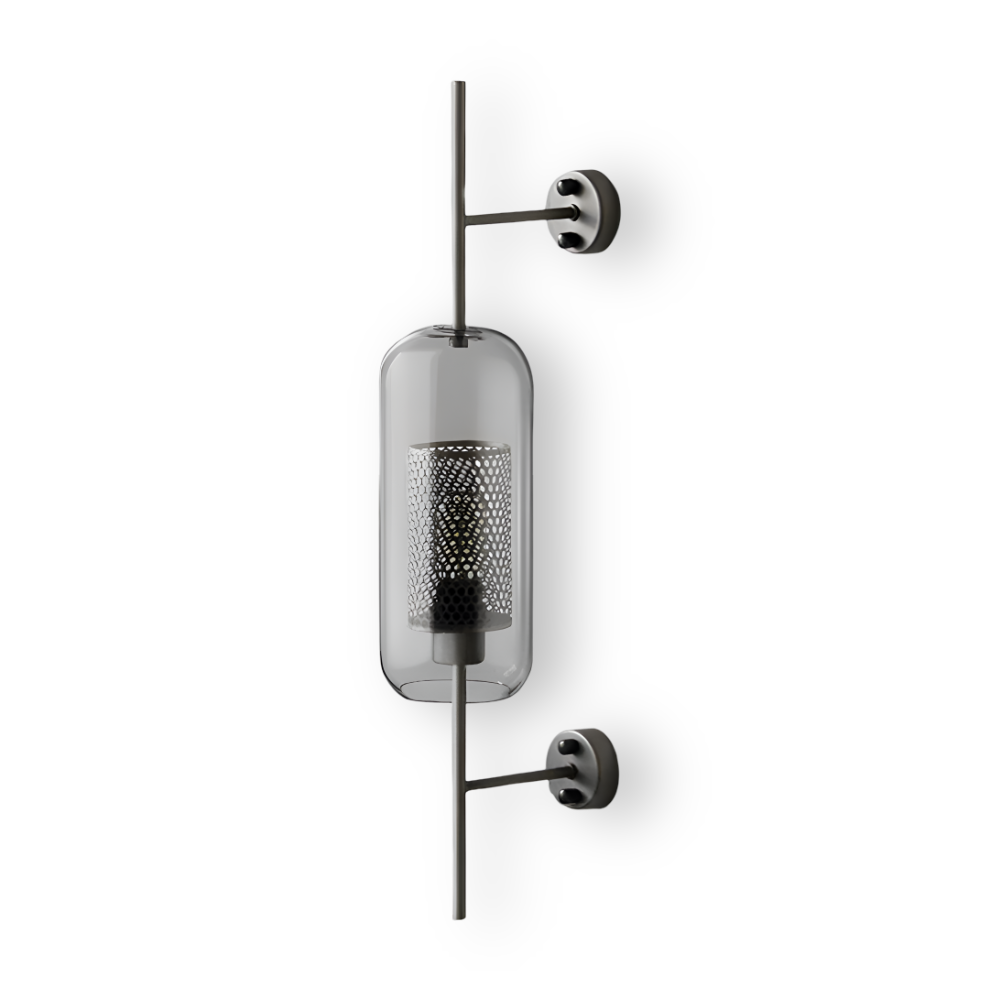 Orbee Vägglampa - Stilren Glas Vägglampa - Honungskaka Vägglampdesign - Vintage Vägglampor LED