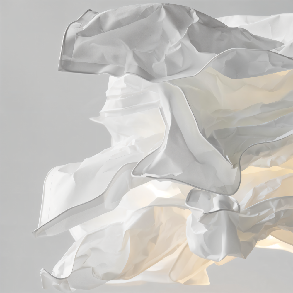 OriCloud Pendellampa - Klassisk Anpassningsbar Vit Pappers DIY Hänglampa