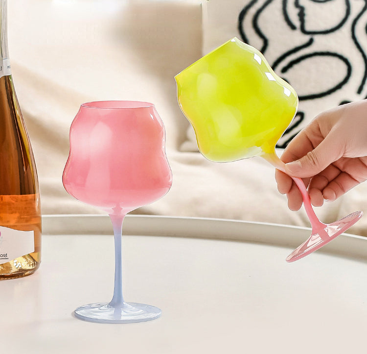 Originalt oregelbundet vinglas - 473 ml Elegant glas för elegant drickande 3