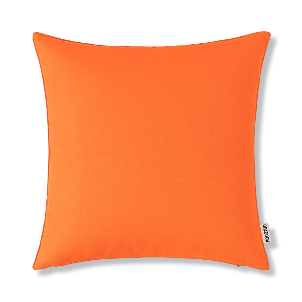 Utomhus Kuddöverdrag 45x45 cm Väderbeständigt – Rustikt linne-look kudde för trädgård & terrass – Vattenavvisande