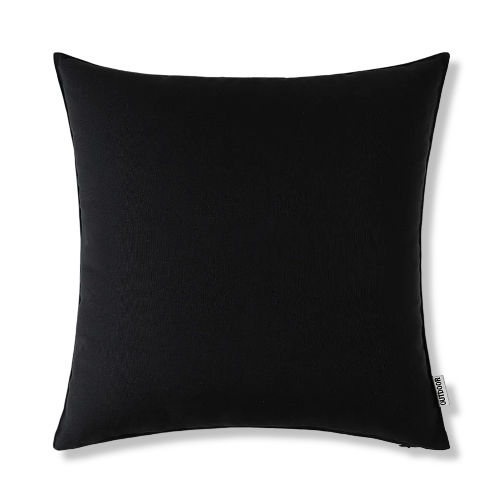Utomhus Kuddöverdrag 45x45 cm Väderbeständigt – Rustikt linne-look kudde för trädgård & terrass – Vattenavvisande