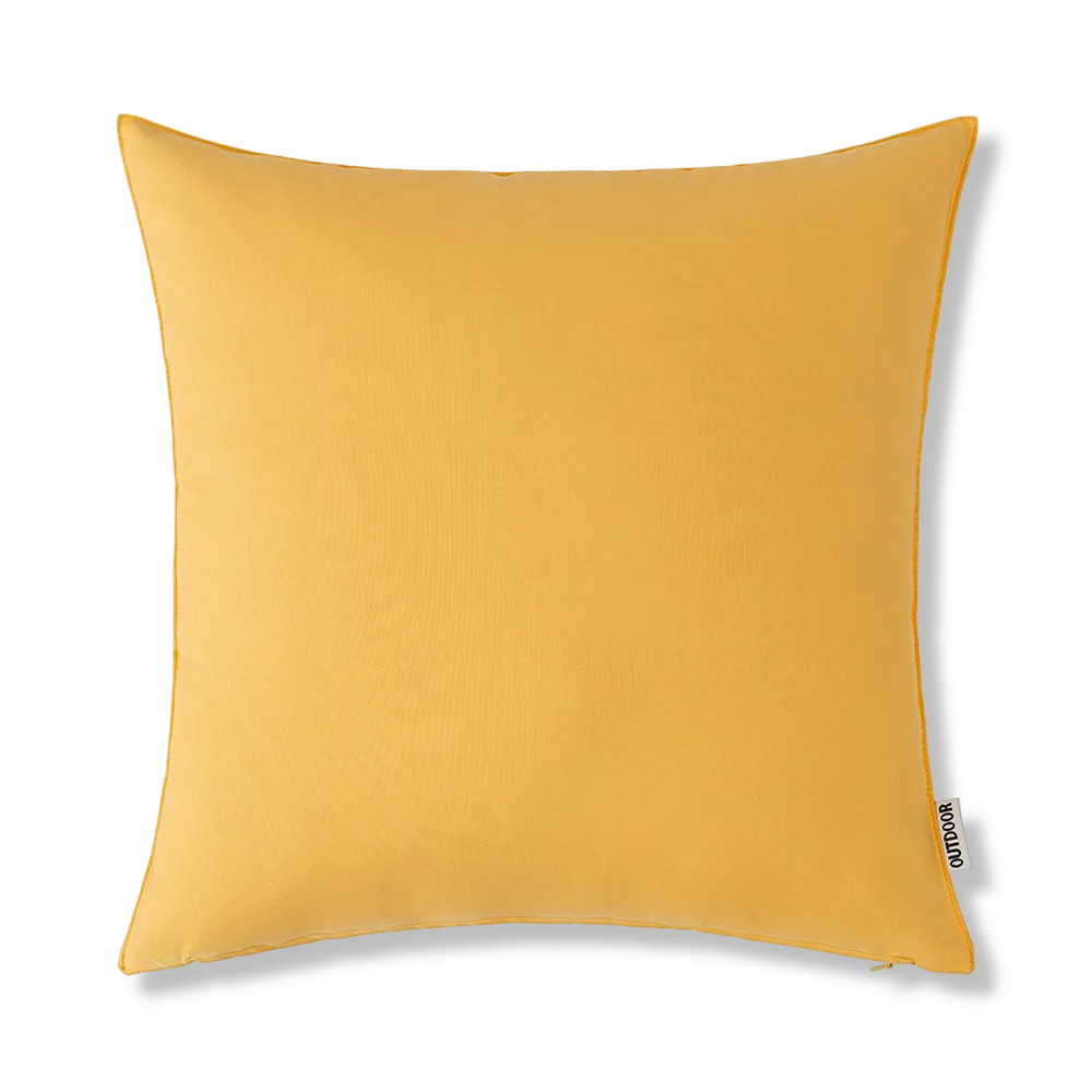 Utomhus Kuddöverdrag 45x45 cm Väderbeständigt – Rustikt linne-look kudde för trädgård & terrass – Vattenavvisande