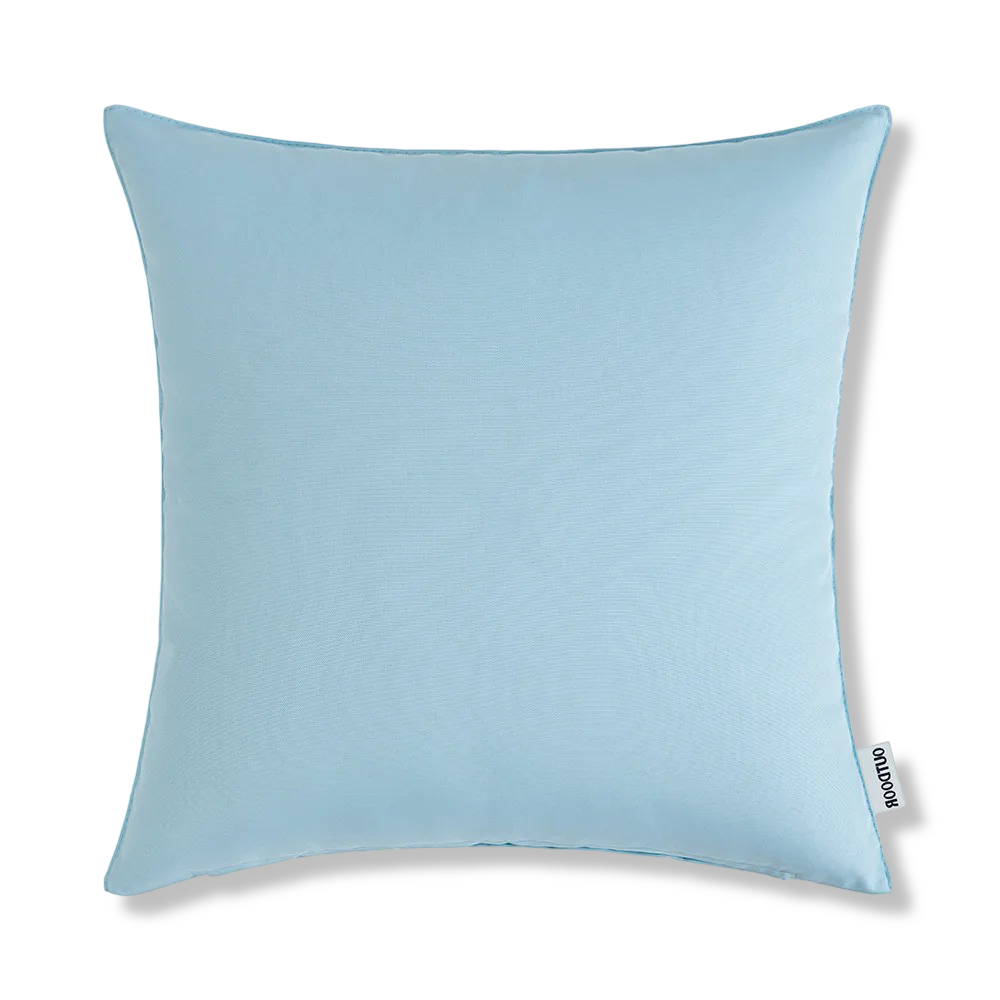 Utomhus Kuddöverdrag 45x45 cm Väderbeständigt – Rustikt linne-look kudde för trädgård & terrass – Vattenavvisande