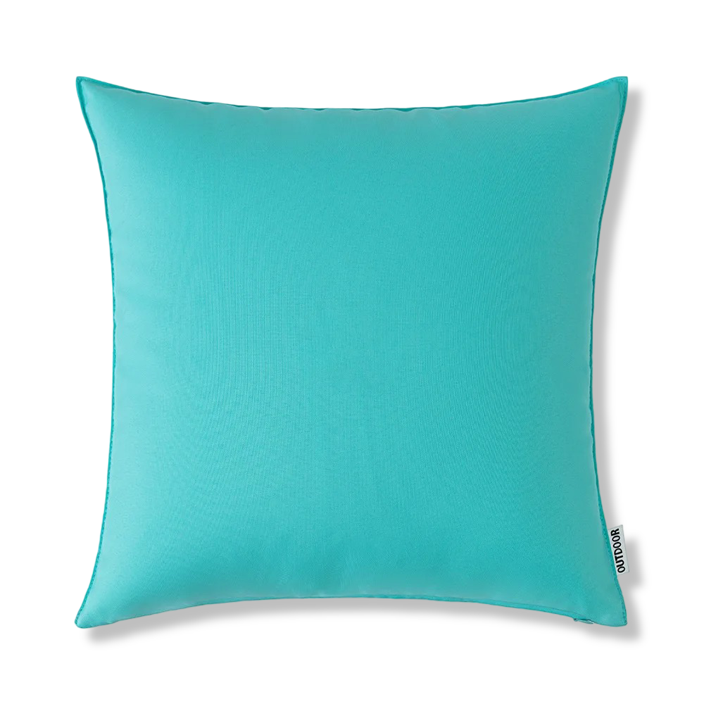 Utomhus Kuddöverdrag 45x45 cm Väderbeständigt – Rustikt linne-look kudde för trädgård & terrass – Vattenavvisande