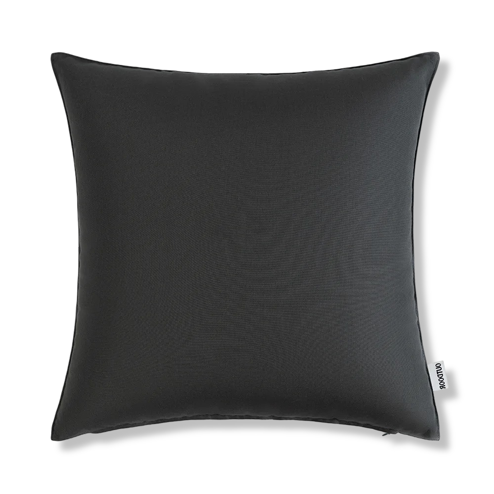 Utomhus Kuddöverdrag 45x45 cm Väderbeständigt – Rustikt linne-look kudde för trädgård & terrass – Vattenavvisande