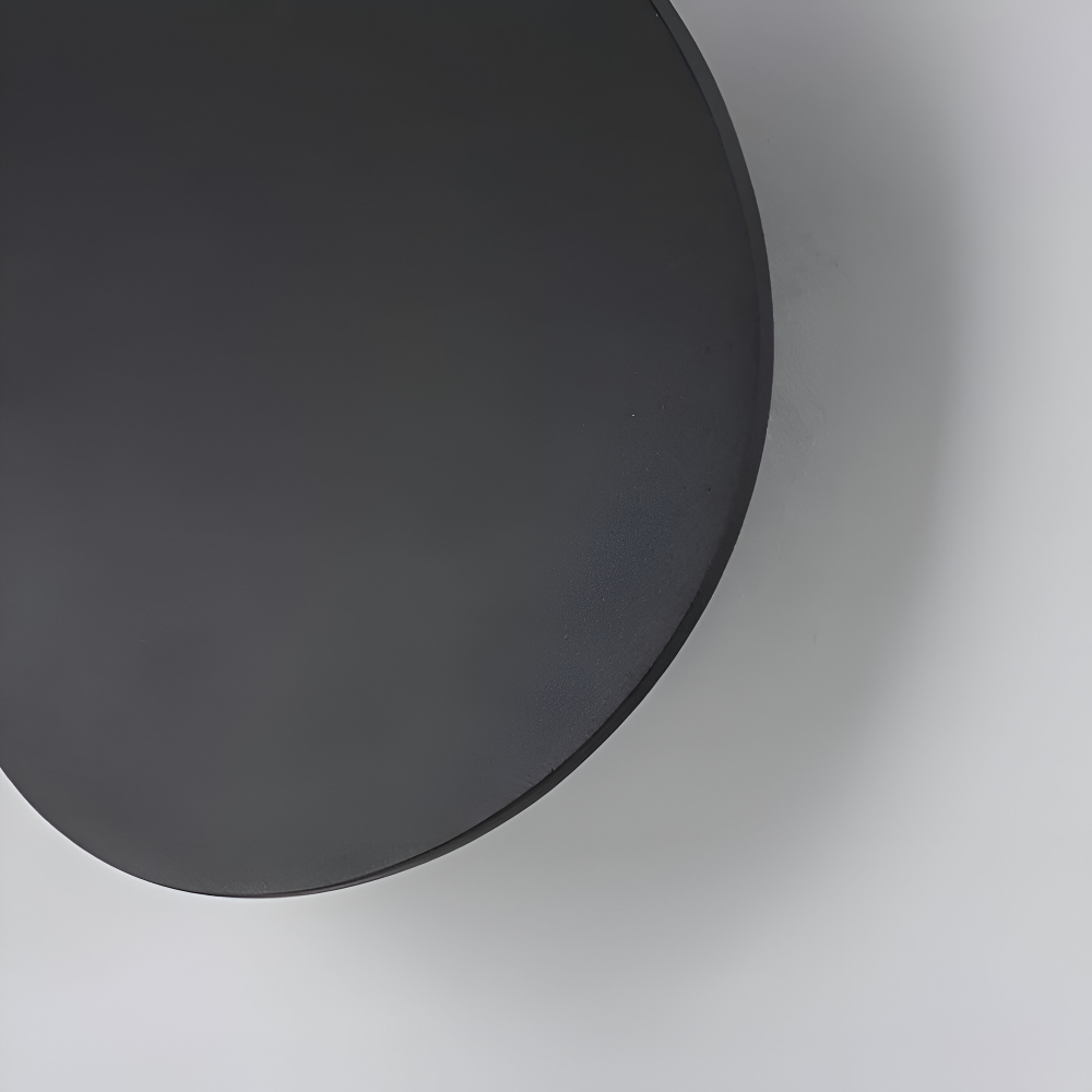 Oval Modern Vägglampa - Inbyggd Aluminium Vägglampa - Minimalistisk Vägglampdesign - Vägglampor LED Inomhus
