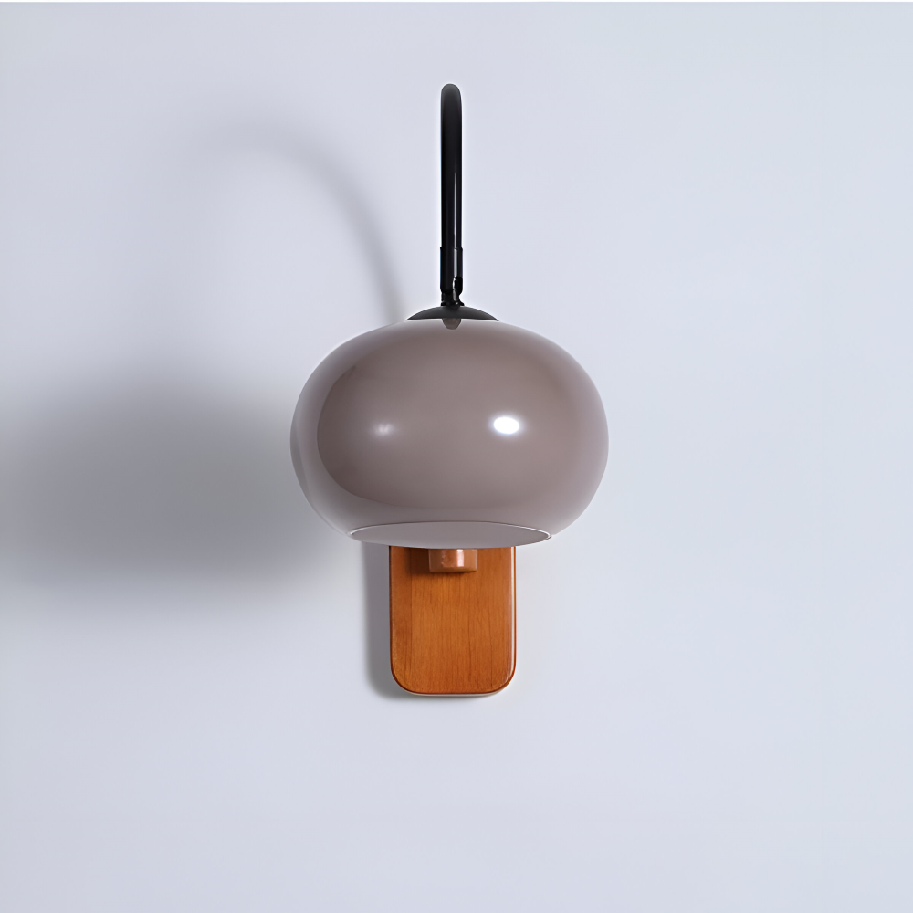 Persi Vägglampa - Persimon Glas Vägglampa - Bauhaus Vägglampa Design - Sovrum Vägglampor LED