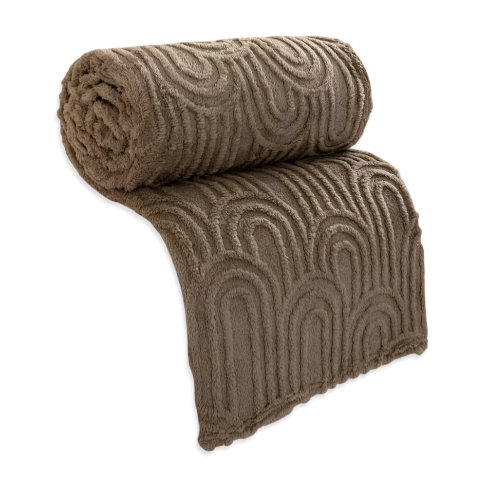 Plush Samt Arkitekturdesign Mysfilt för ultimat komfort