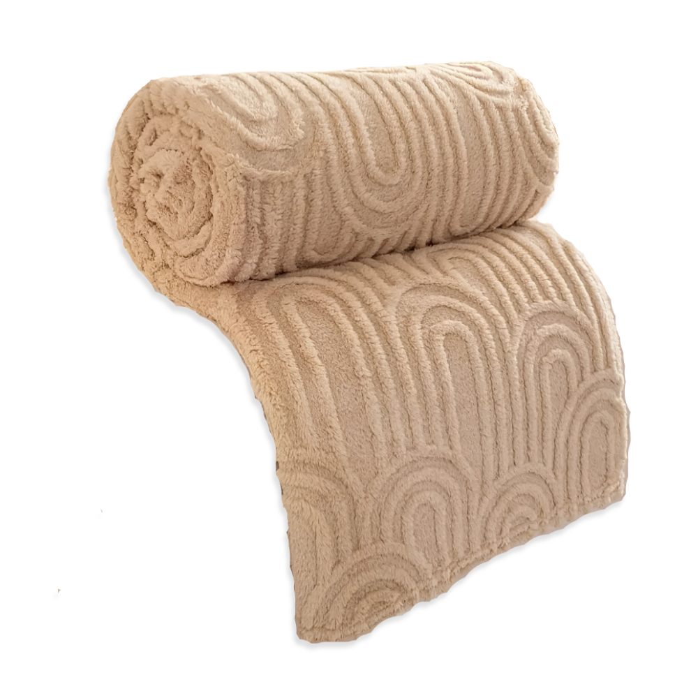 Plush Samt Arkitekturdesign Mysfilt för ultimat komfort