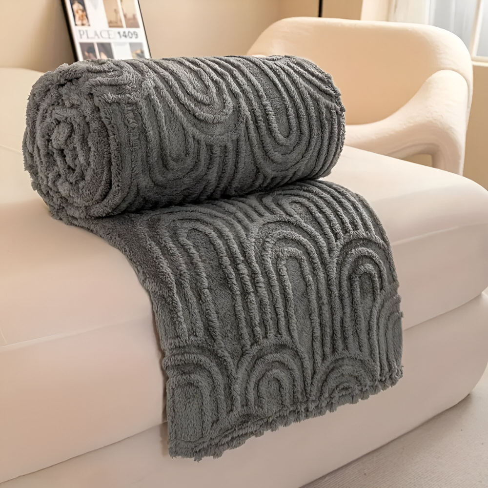 Plush Samt Arkitekturdesign Mysfilt för ultimat komfort