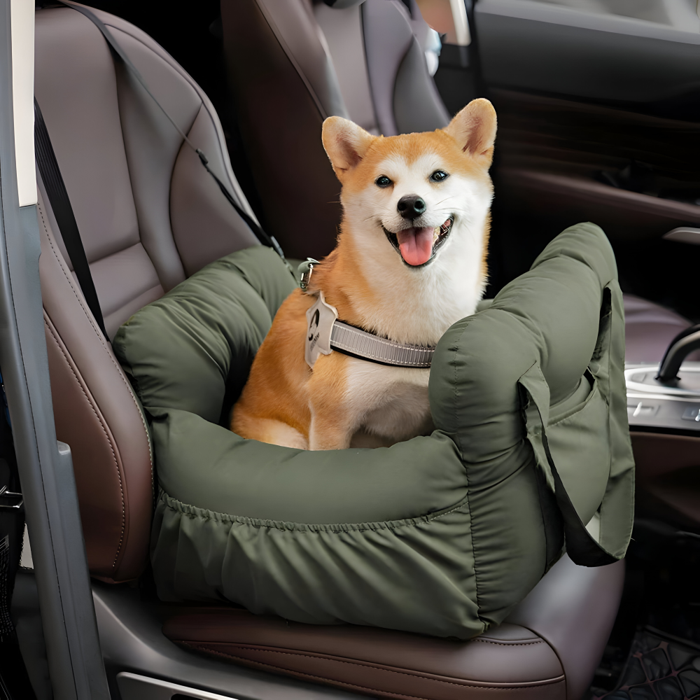 Bärbar Hundstol för Bilen - Bilstol för Hundar - Premium Husdjurs Resesäng