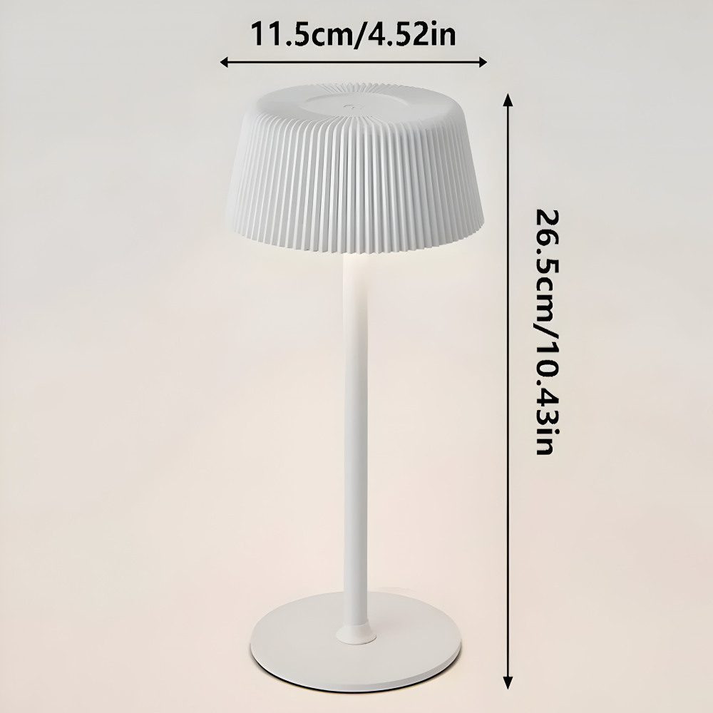 Bärbar Återuppladdningsbar Touch-Control LED Bordslampa - Trådlös Ambientbelysningslösning