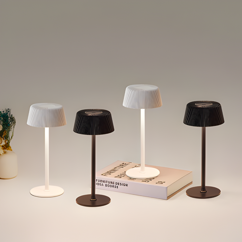 Bärbar Återuppladdningsbar Touch-Control LED Bordslampa - Trådlös Ambientbelysningslösning