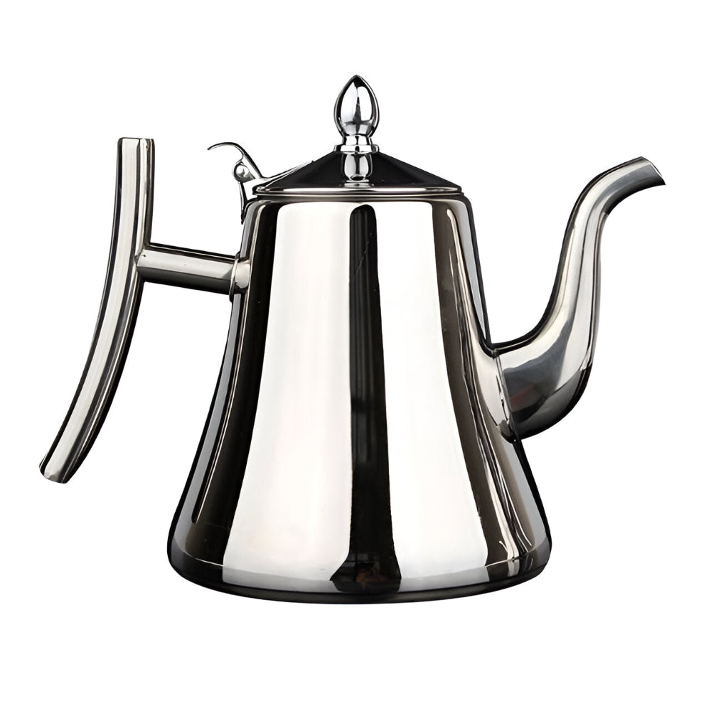 PurePour Teekanna - 1L / 1.5L Guld Teekanna - Rostfri Teekanna med Multifunktionsfilter