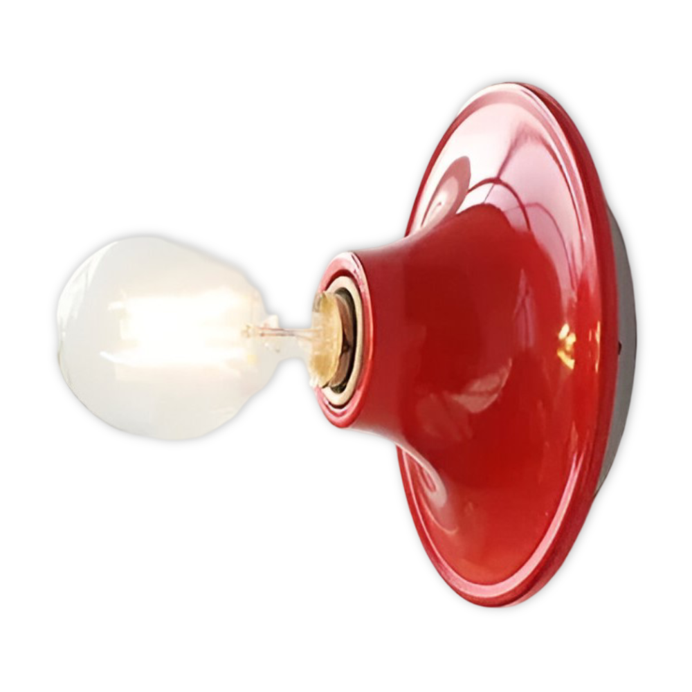 Retro Inspirerad Vägglampa med Inbyggd Belysning