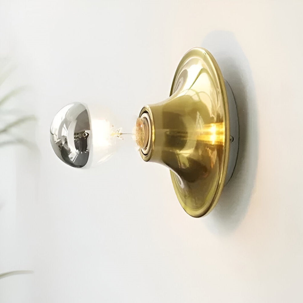 Retro Inspirerad Vägglampa med Inbyggd Belysning