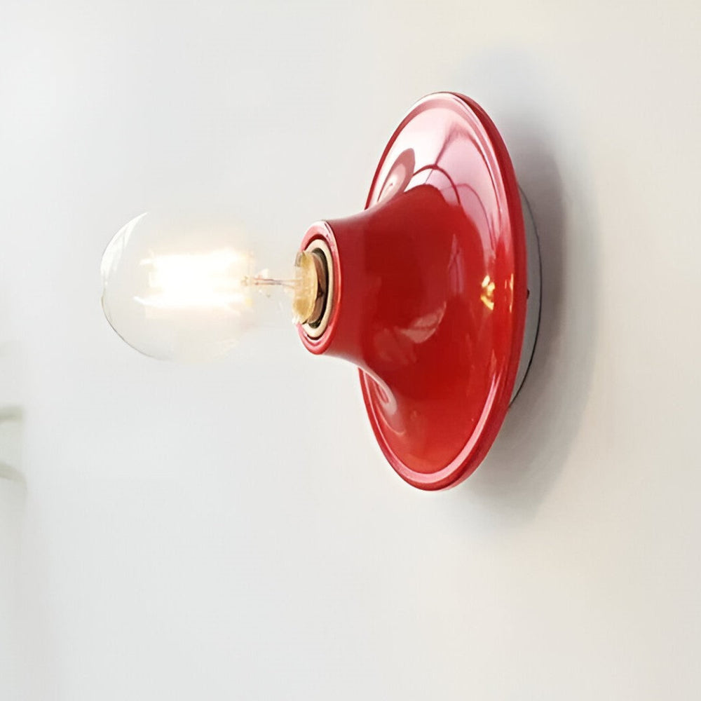 Retro Inspirerad Vägglampa med Inbyggd Belysning