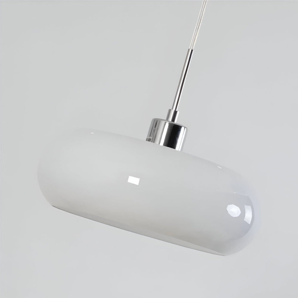 Retro Minimalistisk Bauhaus Glas Pendellampa - Modern Cirkelformad Hänglampa